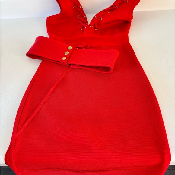 Red Bandage Dress - Picture 3 of 5